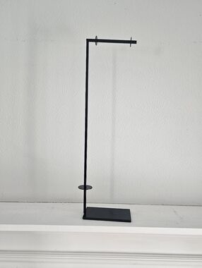 Hearth & Hand Black Metal Toiler Paper Holder Stand